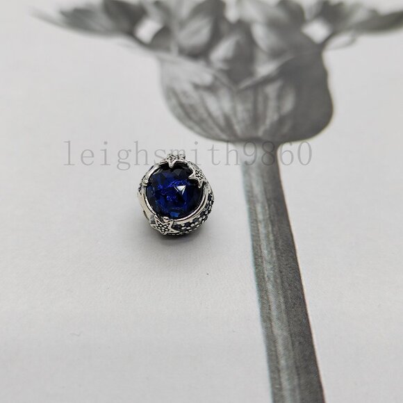 Pandora Celestial Blue Sparkling Stars Charm - Picture 4 of 7